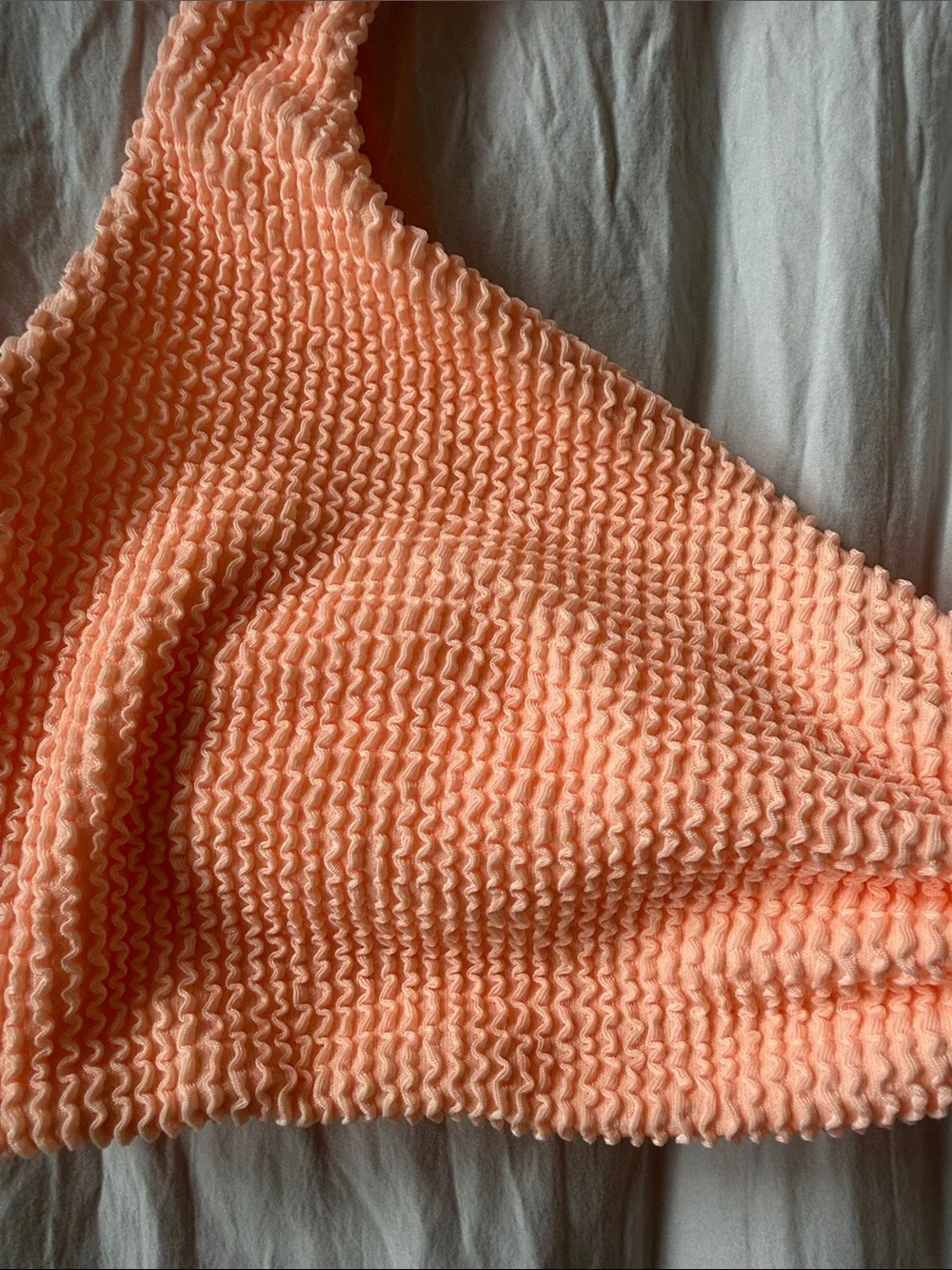 Show Me Your Mumu Malta Swim Top Peach Sherbert Scrunch NWT